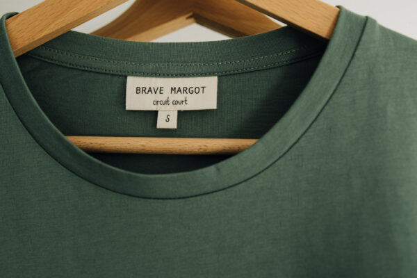 Tee-shirt d'allaitement vert Automne Brave Margot